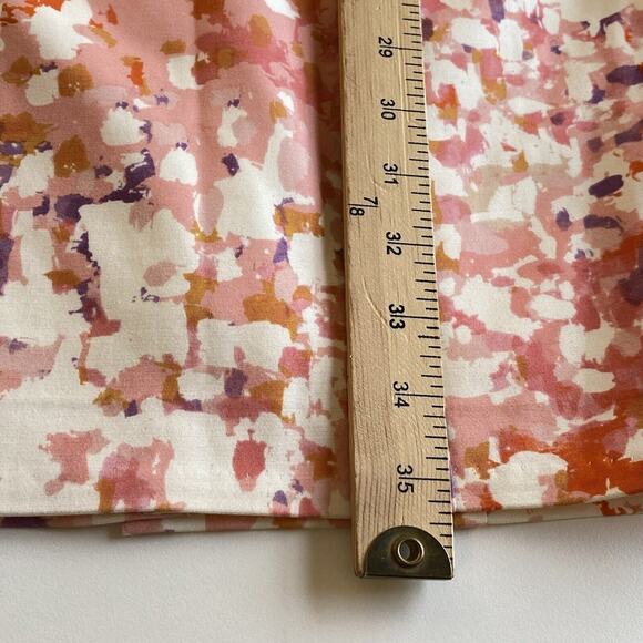 Ann Taylor Dress Size 2 Petite Orange Pink Purple Sheath Sleeveless Party - Picture 5 of 7